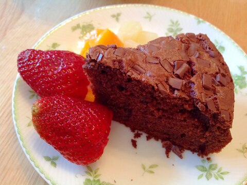 シットリふわふわチョコレートケーキ